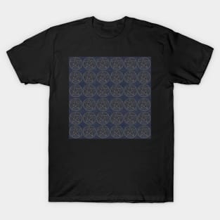 Blue Stone Pentagrams T-Shirt